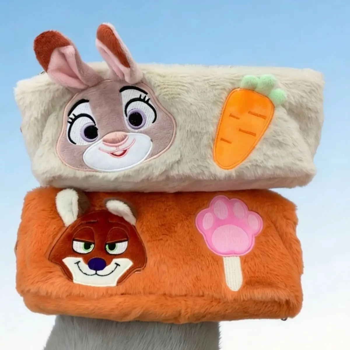 

Zootopia Plush Pencil Case Large Capacity Pencil Pouch Student Stationery Cute and Fun Gift Adorable Cartoon