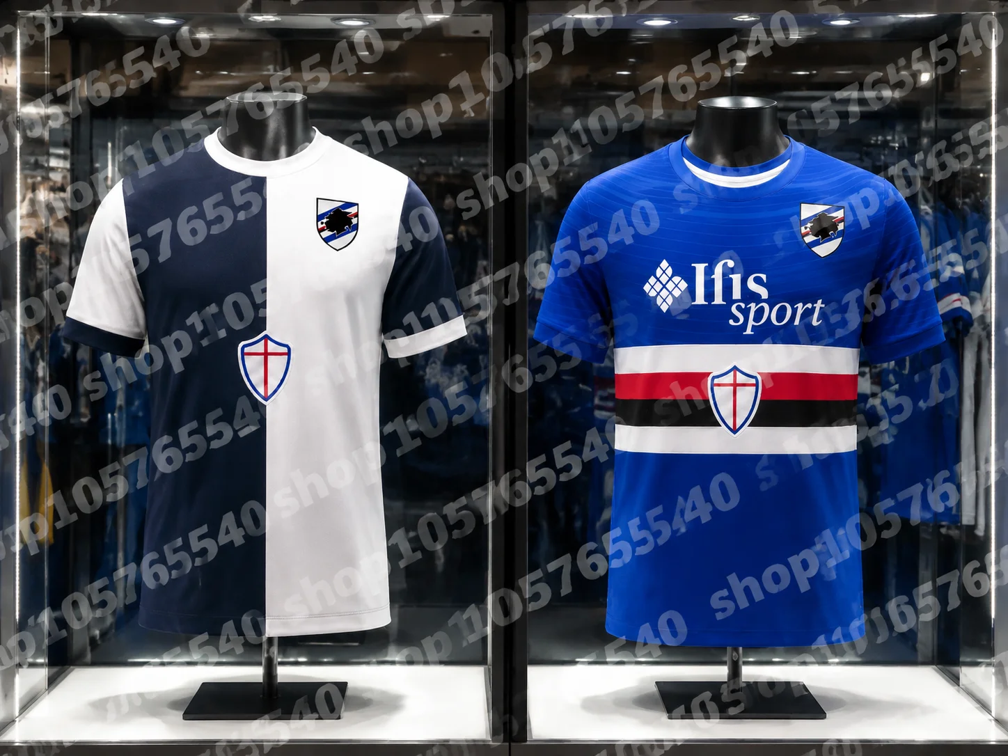 UC Sampdoria 2026 Football Jersey Unisex T-Shirt Athletic Leisure Sportswear Adult Kids Family Tee Y2K Style Fan Edition