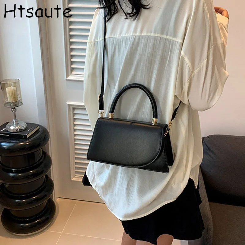 

Сплошные цветные сумки-тоут для женщин, квадратный клапан с пряжкой, декоративный кошелек из искусственной кожи, сумки через плечо, сумка высокого качества