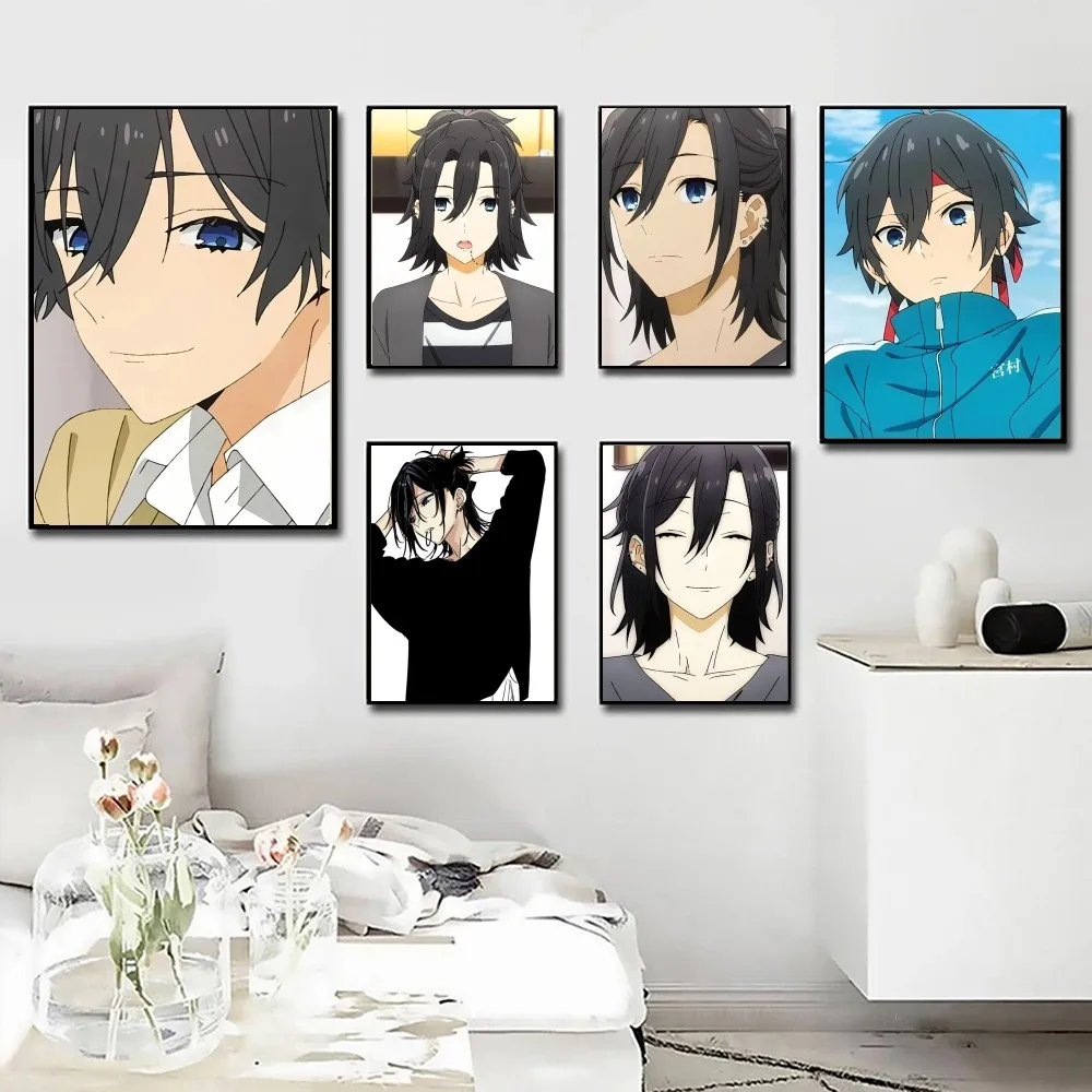 1pc Miyamura Izumi Anime Horimiya Poster Poster Art Print Bar Living Room Furniture Decor