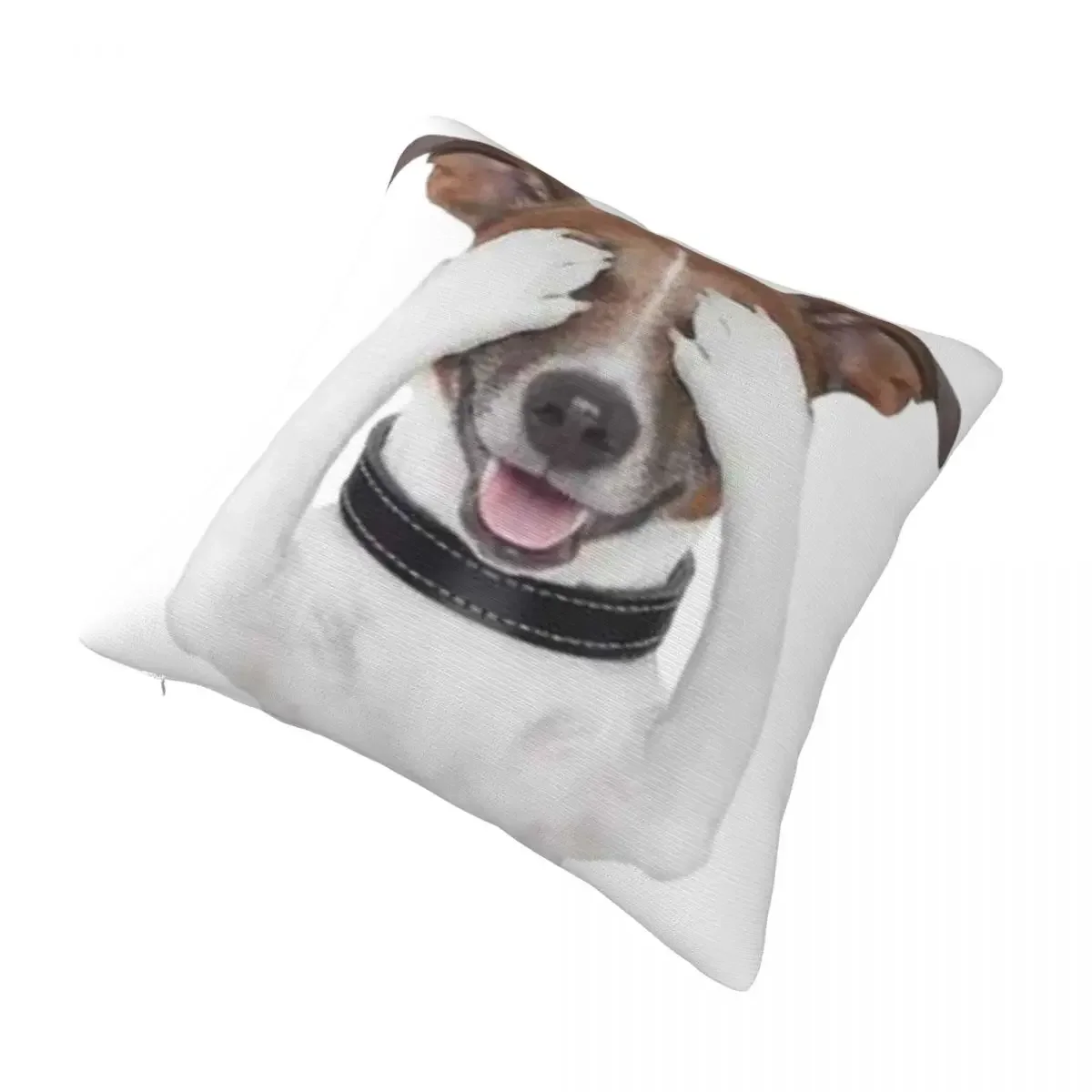 Cute Jack Russell Terrier Dog Meme Pillow Cover Animal Square Pillow Case Cushion Cover Funny Pillowcases For Home Decorative