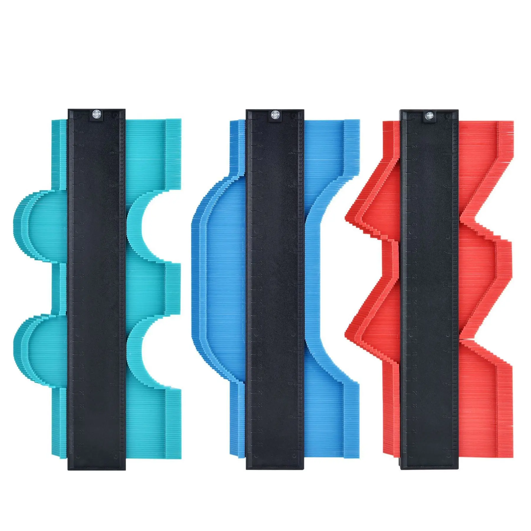 كفاف الشخصي الناسخ أداة قابل للتعديل قفل سبيكة نسخة تشكيل قياس حاكم الخشب بمناسبة للبلاط صفح الخشب #1