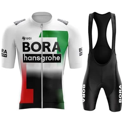 Cycling 2026 Sportswear UCI BORA Jersey Man Pro Team Equipment Bib Summer Clothes Tricuta Men's Outfit Blouse Gel Shorts Set Mtb