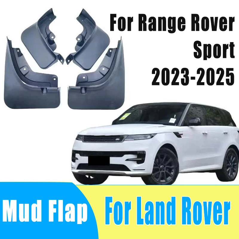 

4pcs Auto Tire Mudguard Waterproof Prevent Mud Splashing Car Mud Flap Fender Trim Accessory For Range Rover Sport 2023-2025 2024