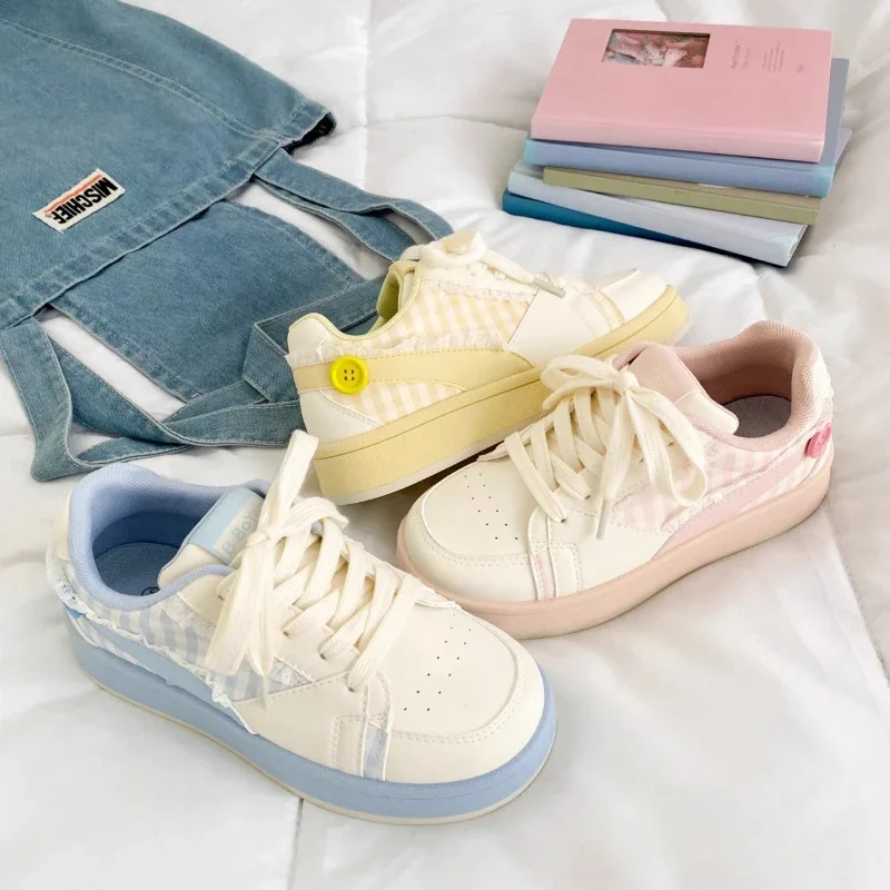 

Children Casual Shoes for Girls 2025 Spring Autumn New Fashion Korean Style Soft Bottom Anti-slippery Versatile Sweet Sneakers
