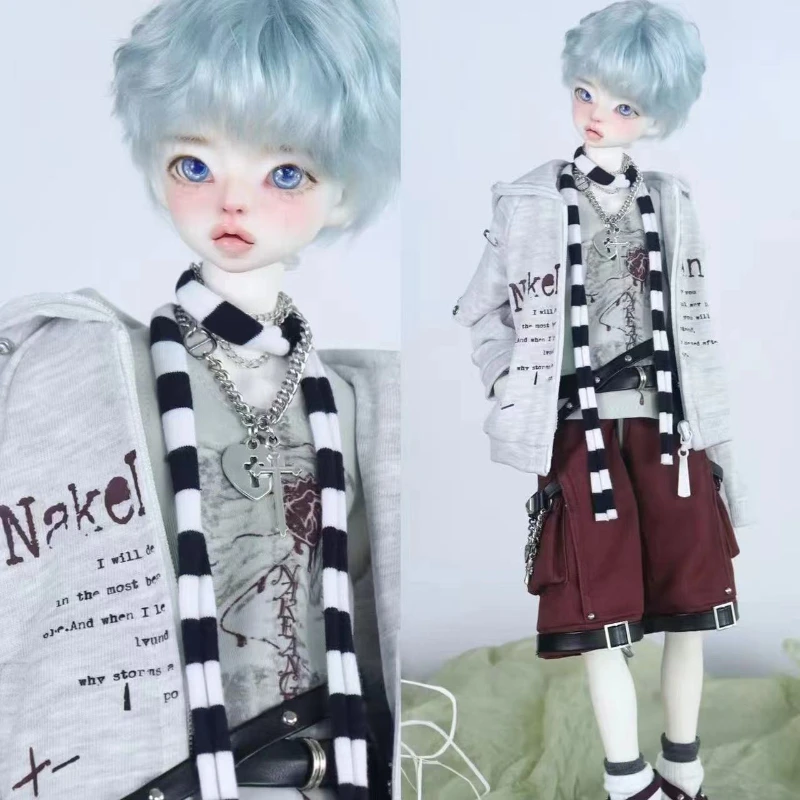 New Arrived 1/4 Doll's Clothes Suit for 45cm Bjd Doll Handsome Dress Up Play House Girl Toys Fashion Doll Accessories, No Doll