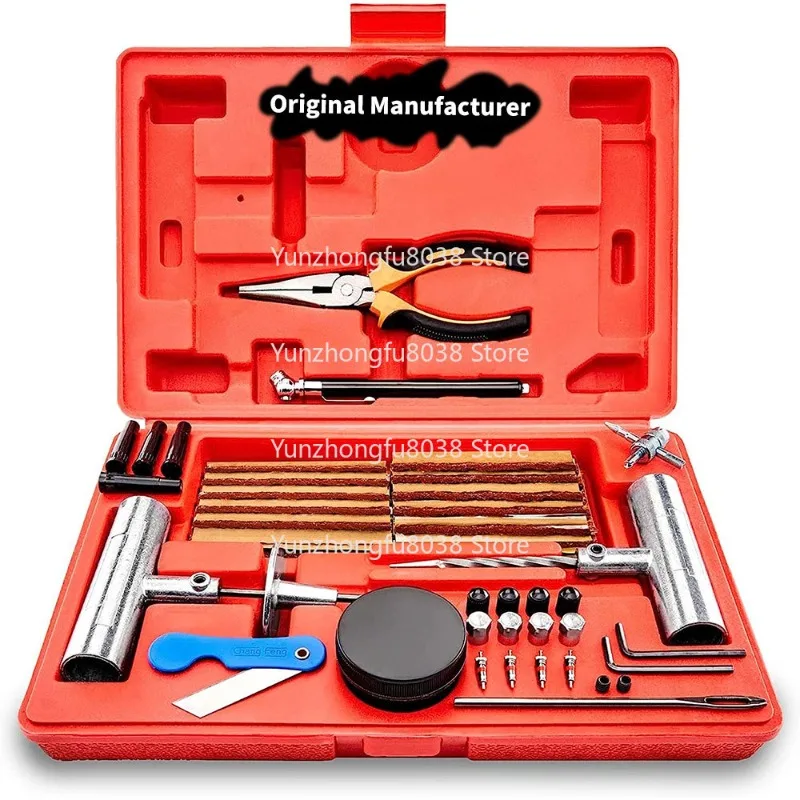 

General Heavy Duty Tire Repair Kit 57 Piece Value Fixed Repair Auto Tool Kit Box