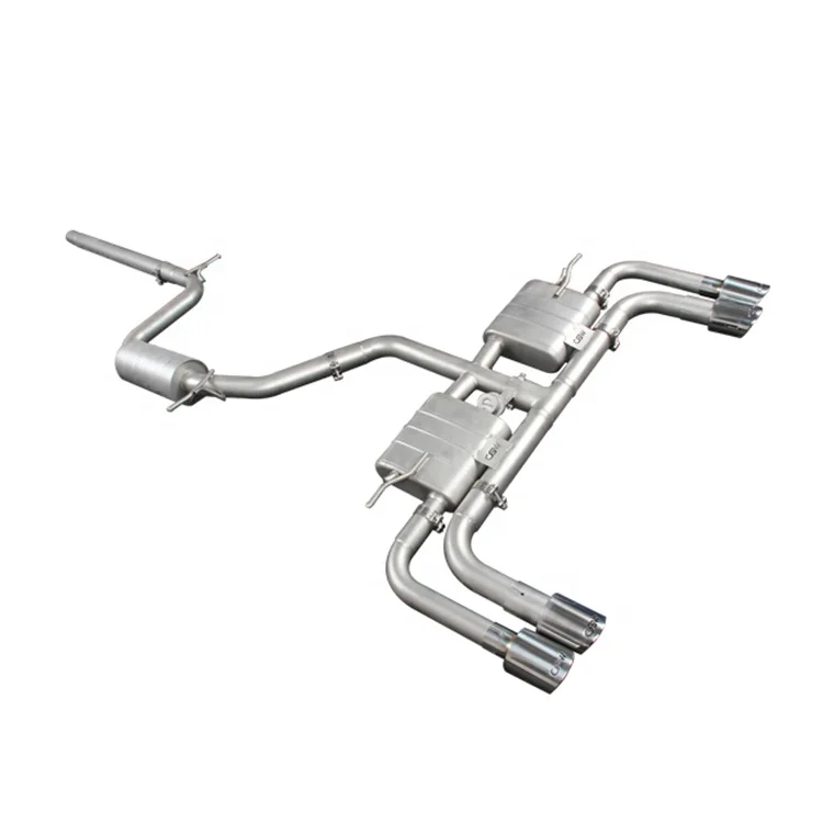 

Wholesale New Product Smooth Surface Steel Auto Sound Exhaust Pipes Catback Muffler for Audi A3 1.4 1.8T 2.0T
