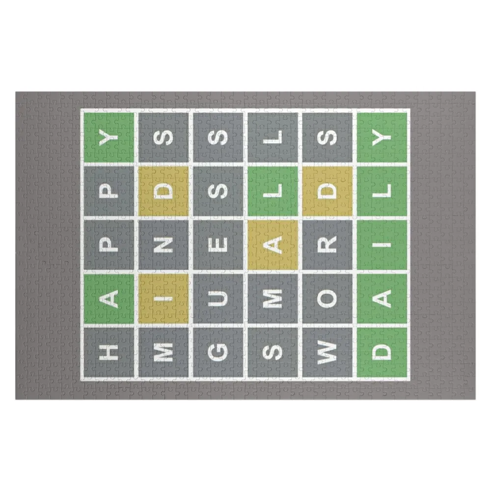 

Happy Minds Guess Small Words Daily Wordle Game Jigsaw Puzzle Customizable Gift Personalized Name Toys For Children Puzzle