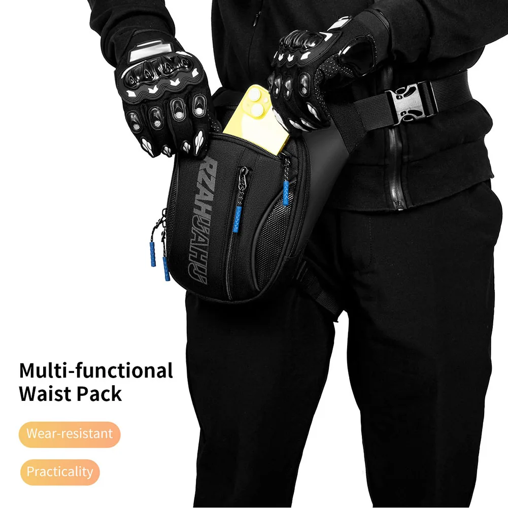 

Motorcycle Drop Leg Bag Waterproof Motorbike Riding Chest Bag Large Capacity Motorcycle Crossbody Bag for Cycling Traveling