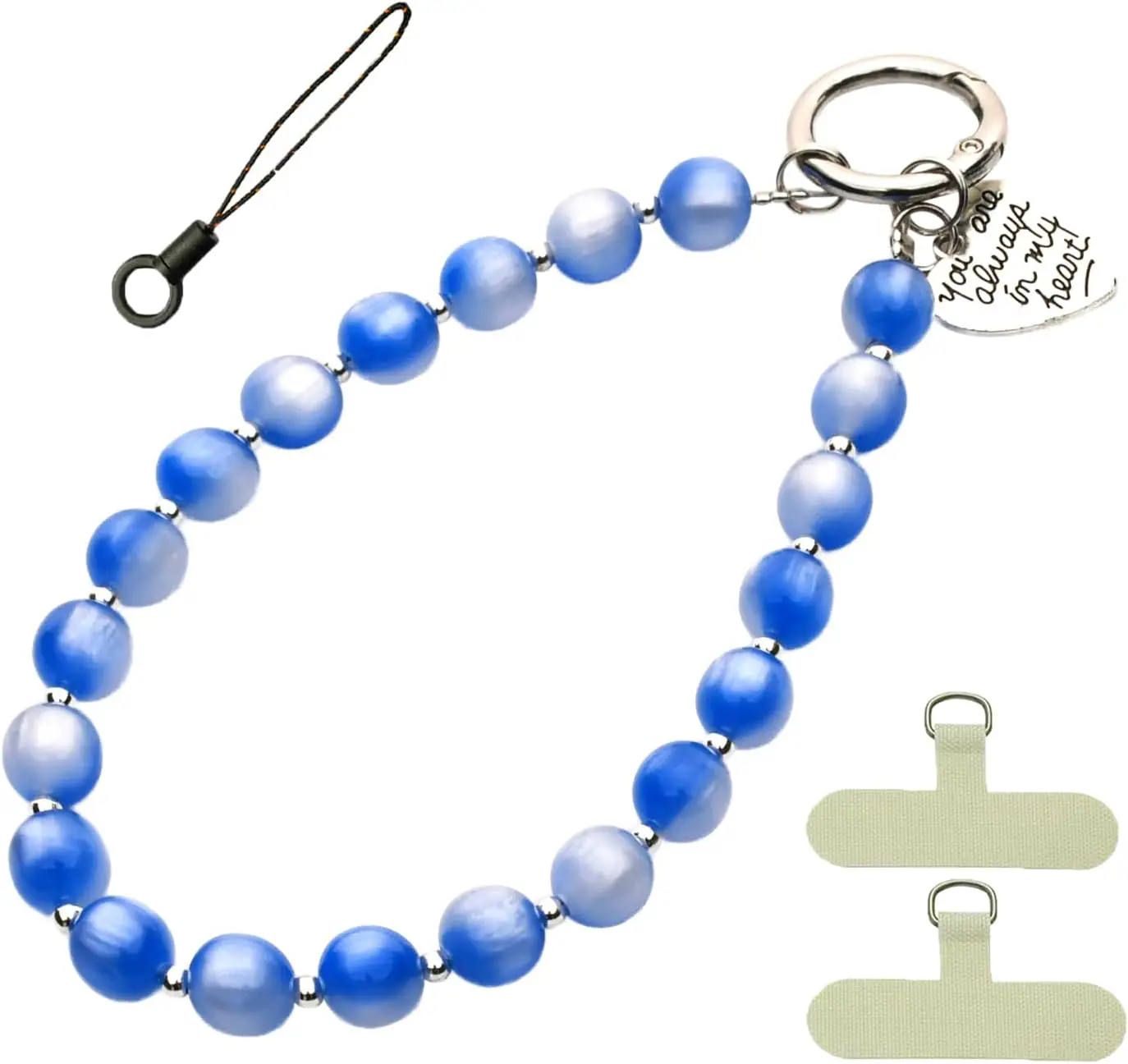 

Vibrant Beaded Phone Lanyard | Handmade Strap for Phone, Keys, Purse, Bag | Anti-Drop Safety Gift