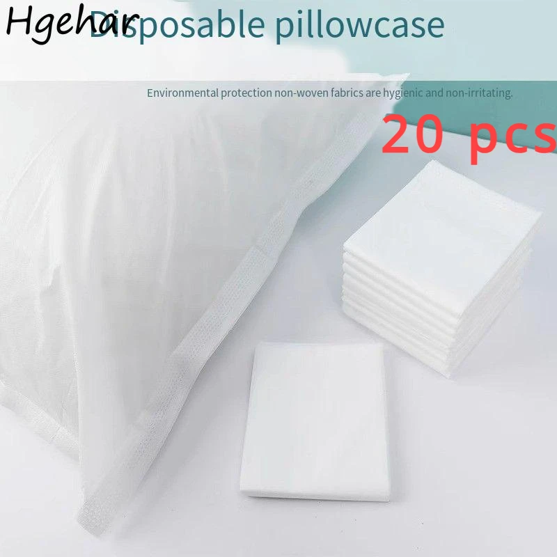 

20 Pcs Disposable Pillow Case Thicker Soft Summer Portable Travelling Household Hotel Antibacterial Anti-Mite Breathable Cozy