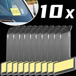 Car Parking Ticket Clip Windscreen Card Bill Holder Mount Fastener Organizer Car Styling Windshield Stickers Home Office