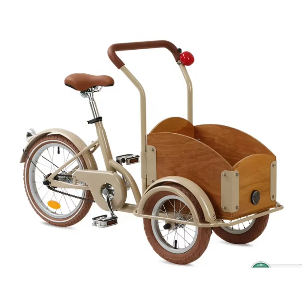 

Детский мини-трицикл с одной скоростью и грузовой корзиной для перевозки питомцев