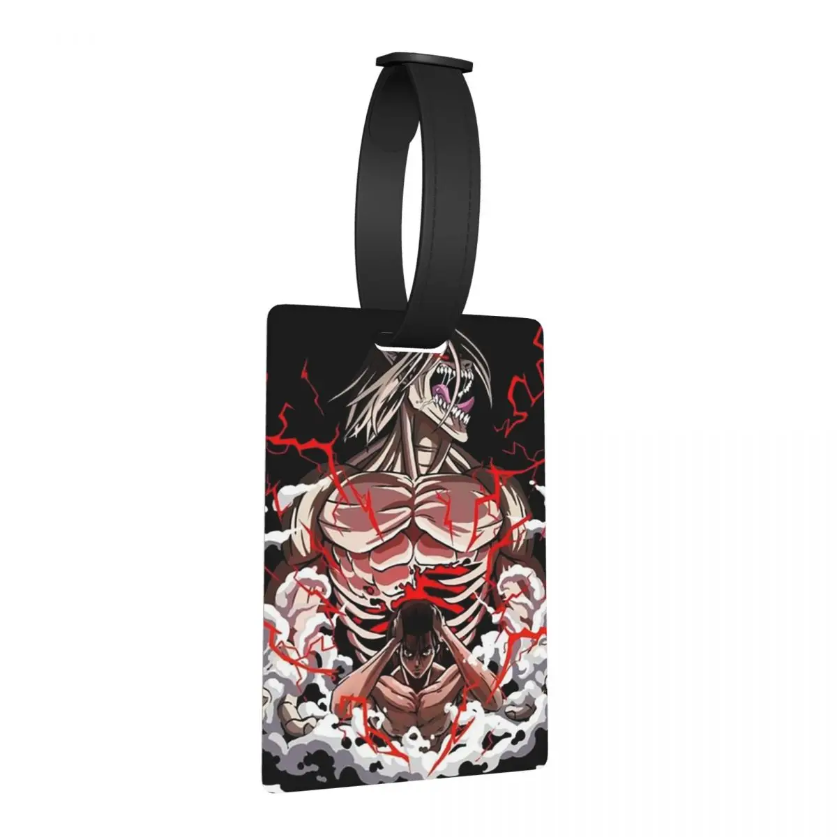 

Devil Paradis Attack On Titan Japan Cartoon Luggage Tags Suitcase Fashion Baggage Boarding Tag Label Holder ID Name Address