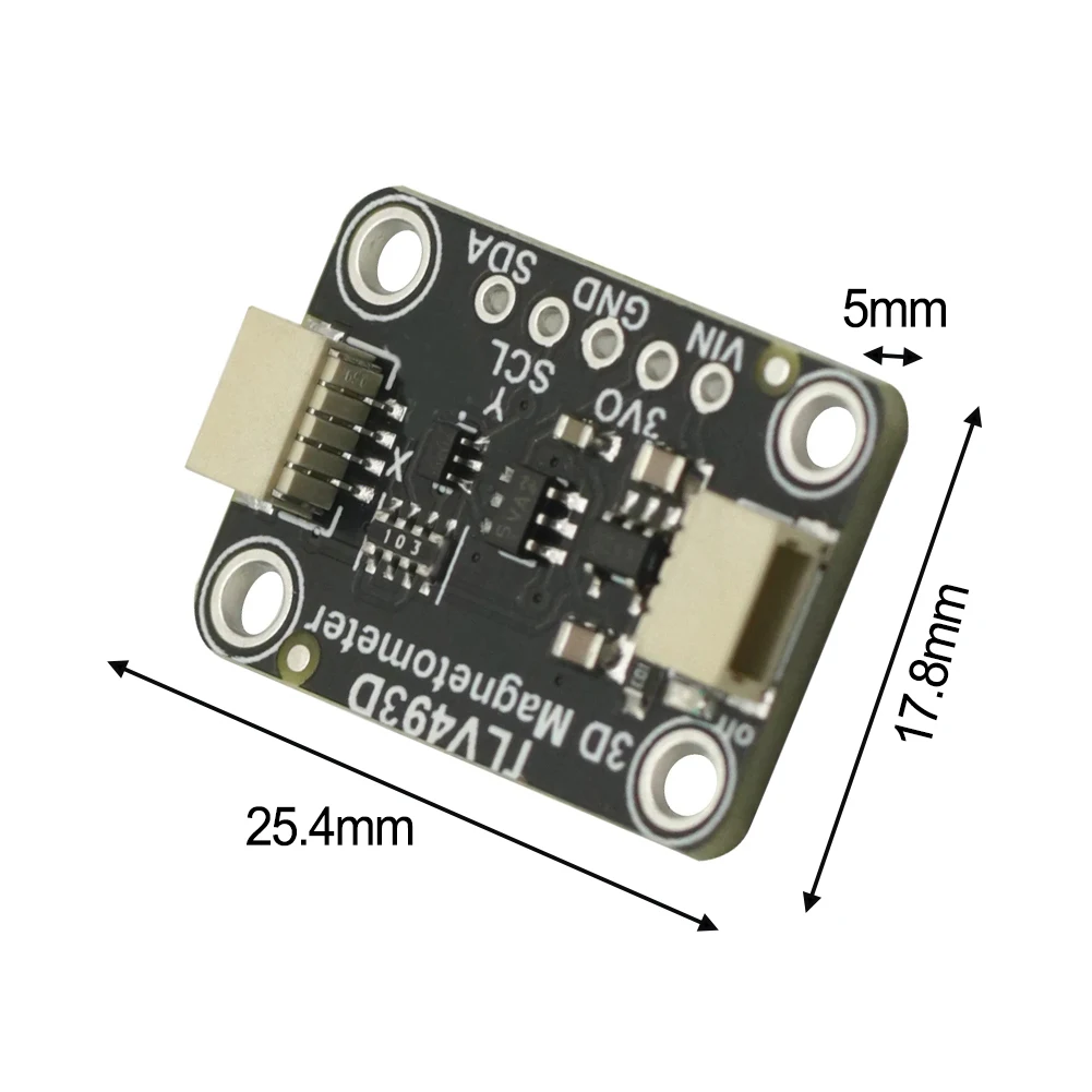 TLV493D 3-Axis Magnetometer Module for Advanced Sensing Tasks Including Calibration and Spatial Orientation Detection
