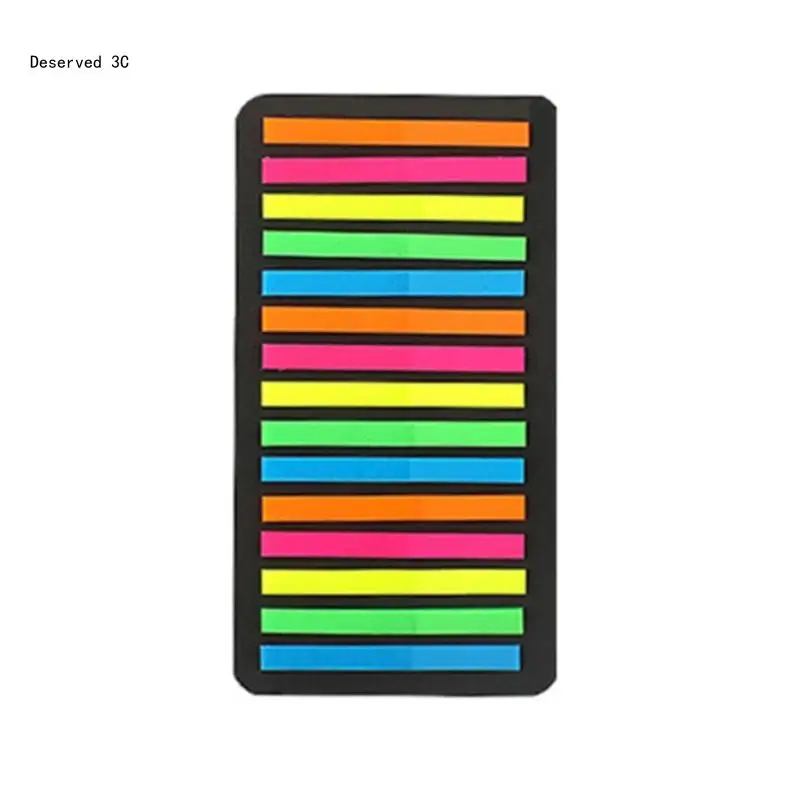 160/300Pcs Long Page Tabs Translucent Colored Sticky Tabs