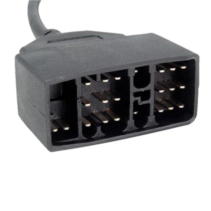 Obd 2 لتويوتا 22pin إلى 16pin أداة تشخيص الإناث توصيل أدوات السيارات كابل محول الإلكترونية