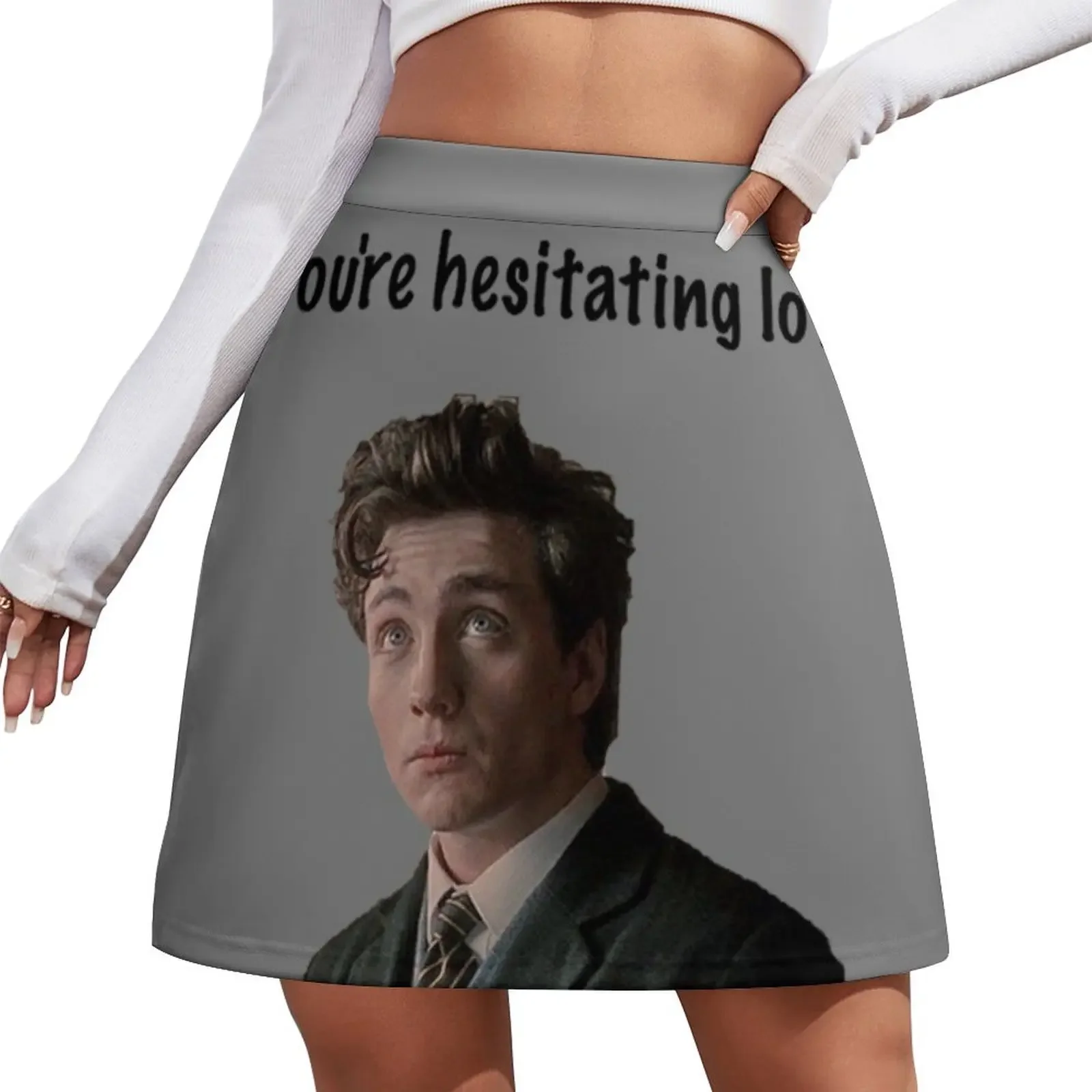 

You're Hesitating Love Mini Skirt rave outfits for women midi skirt for women korean luxury clothing womens clothing