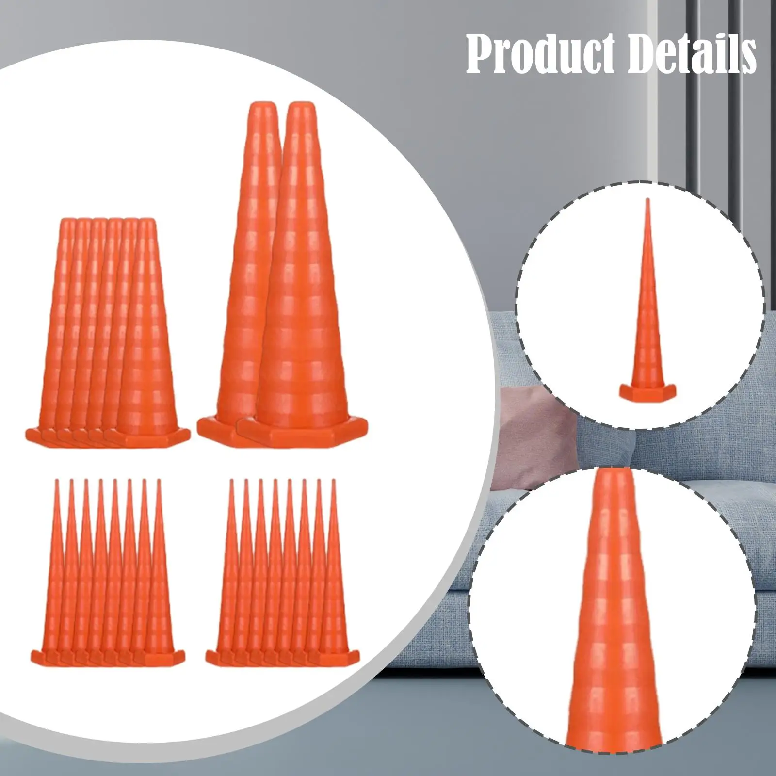 Orange Hydraulic Oil Service Plugs Flexible Durable Rubber Drip Proof Industrial Kit for Pipe Maintenance