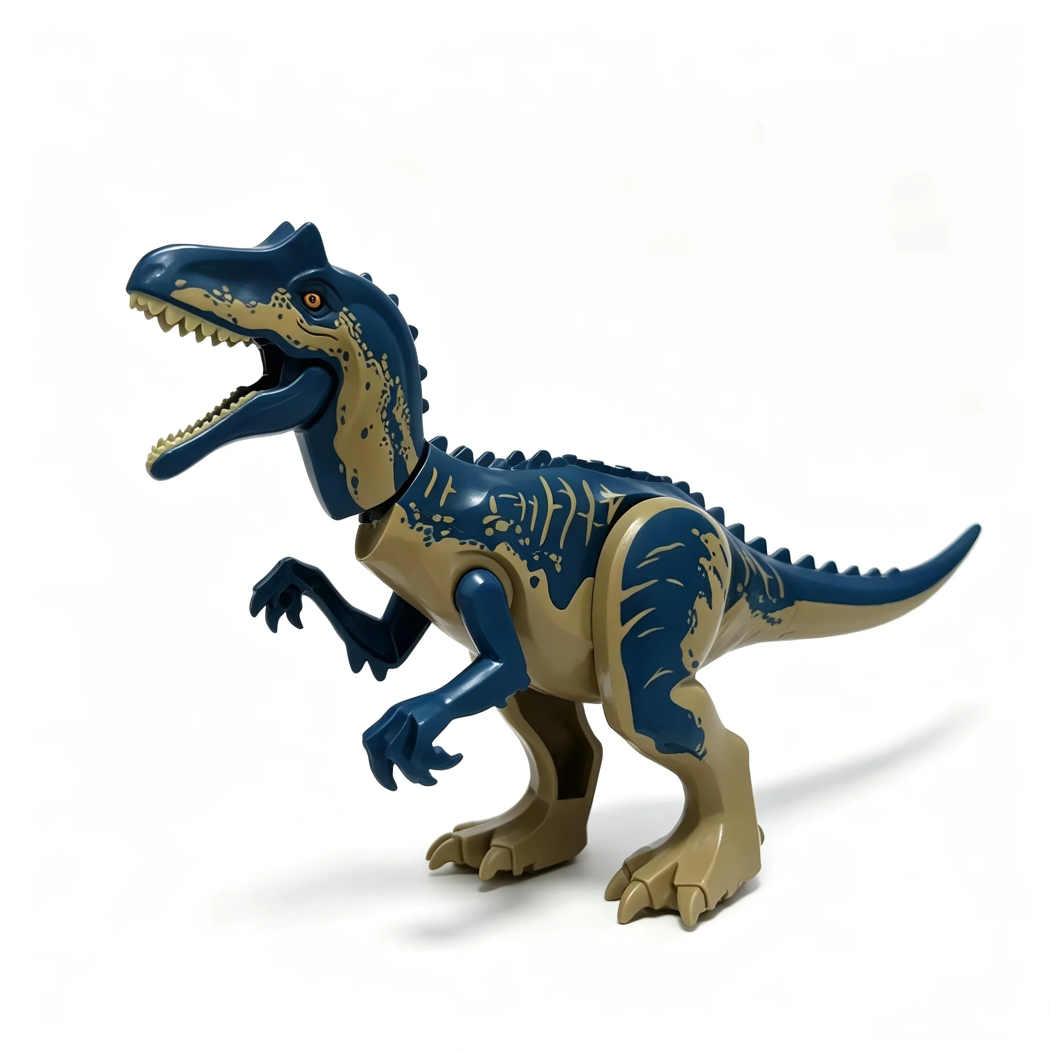 Bloques de Construcción de Dinosaurio Allosaurus de 30CM, Figura de Acción de Plástico Estilo Jurassic World, Compatible con las Principales Marcas