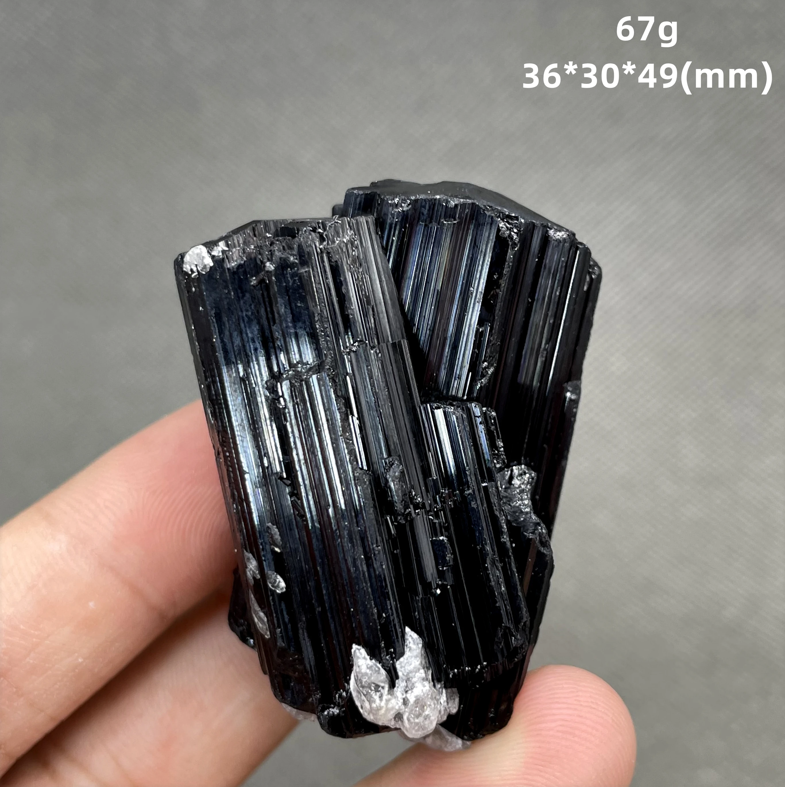 NEW! 100% Natural Tanzania Shiny black tourmaline mineral specimens stones and crystals quartz crystals