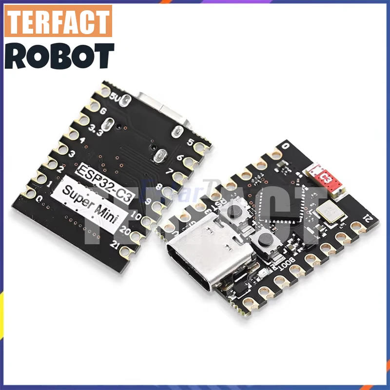 ESP32-C3/SuperMini Dev Board - WiFi Bluetooth IoT Module, Ultra-Compact Wireless Board for Smart Home/DIY Projects