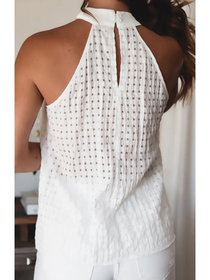 Plus Size 2025 Summer New Women's Tank Top 2025 Summer New Casual Elegant Play Pattern Cutout Tank Top Fresh and Sweet image 2