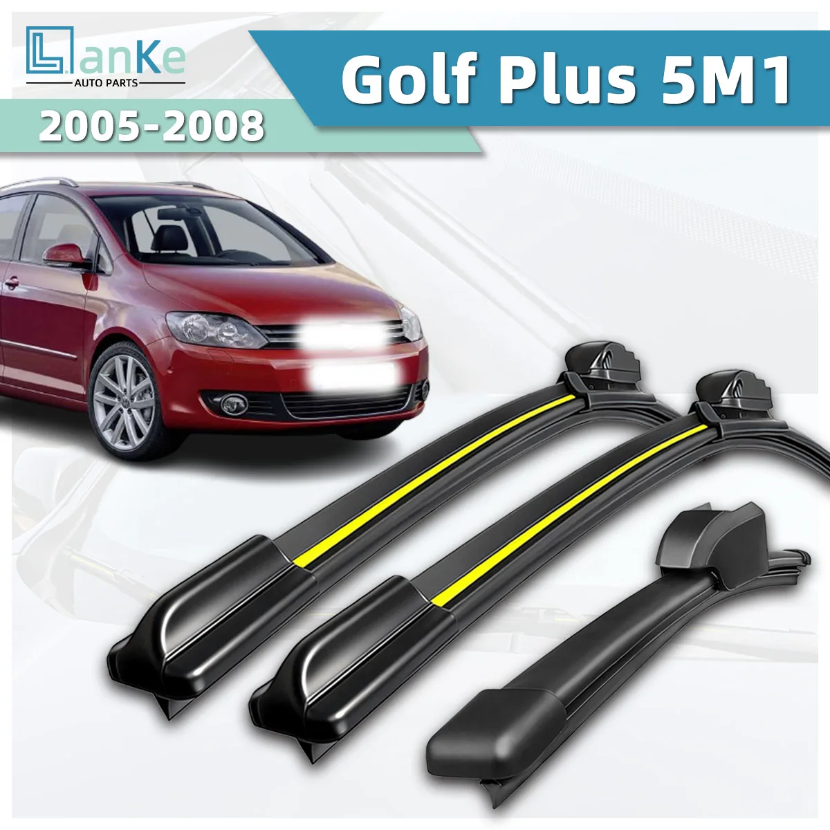 

Suitable For Volkswagen VW Golf Plus 5M1 (2005-2008) Car Wiper All-Weather Stable Durable Front Windshield Bidirectional Wiper