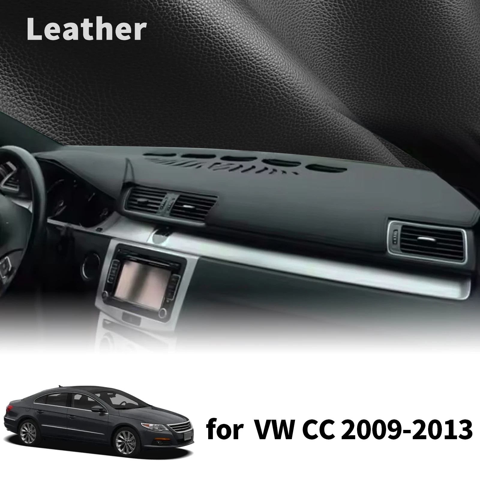 for Volkswagen VW CC 2009 2010 2011 2012 2013 Car Dashmat Dashboard Cover Pad DashMat Sunshade Protective Carpet Accessories