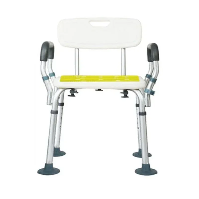 

Durable Aluminum Alloy Shower Chair AntiSlip Bath Stool for Elderly and Pregnant Women Household Bathing Aid Folding Bath Seat