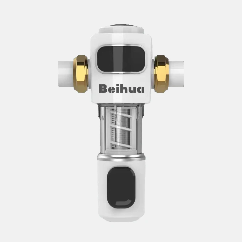 

Beihua Pre Filter Purifier Whole House Spin Down Sediment Water Filter Central Prefilter System Backwash Stainless Steel Mesh