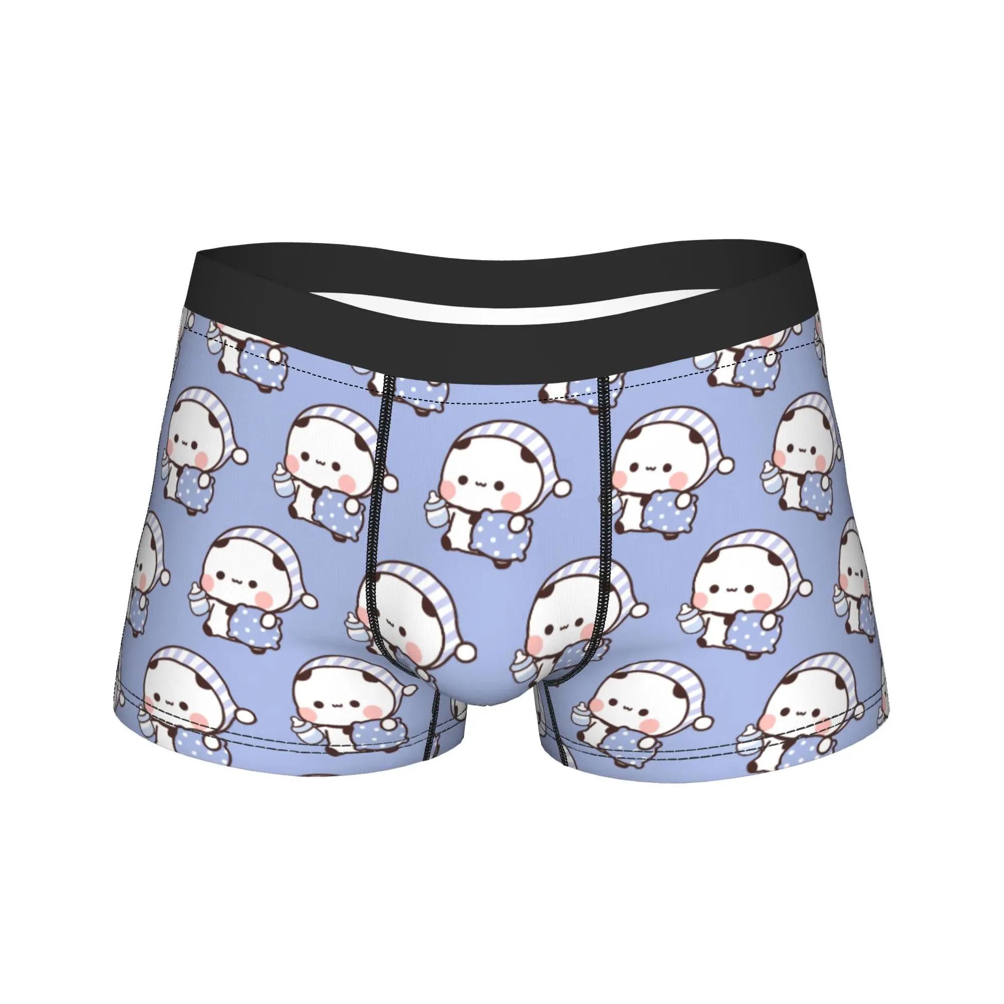 

Мужское нижнее белье Dudu Sleep, трусы-боксеры с изображением медведя панды, шорты, забавные мягкие трусы для Homme S-XXL