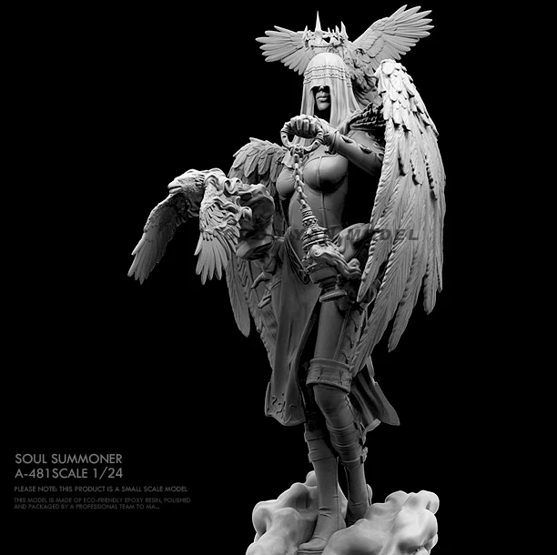 1/24 Resin model kits figure beauty colorless and self-assembled A-481