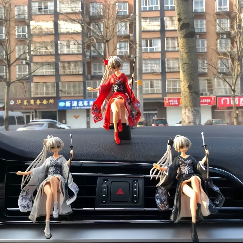 Kawasaki Twilight Winter Moon Jasmine Auto Chassis Ornamente Anime handgemachte Puppe Spielzeug Modell Sammlung Figur