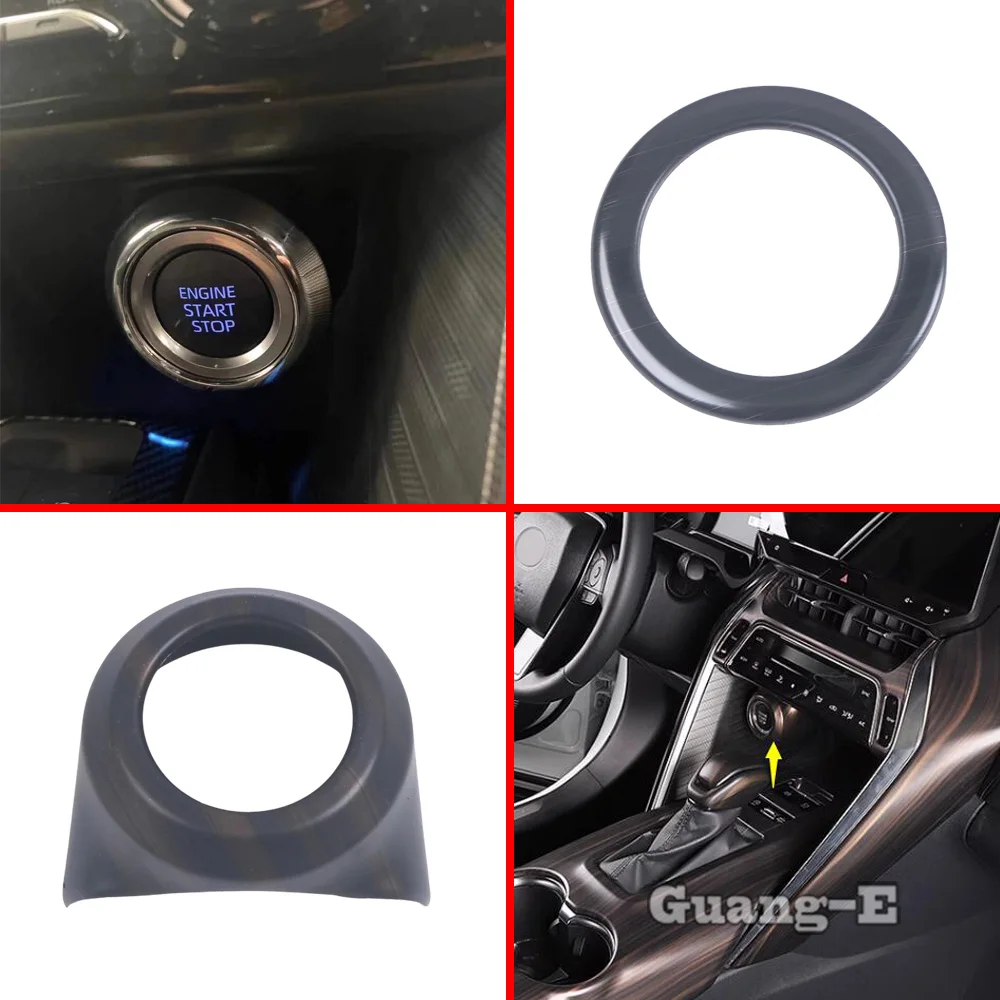 For Toyota Venza/Harrier 2021 2022 2023 2024 ABS/Steel Start Stop Engine Lgnition Switch Push Button Interior Accessories