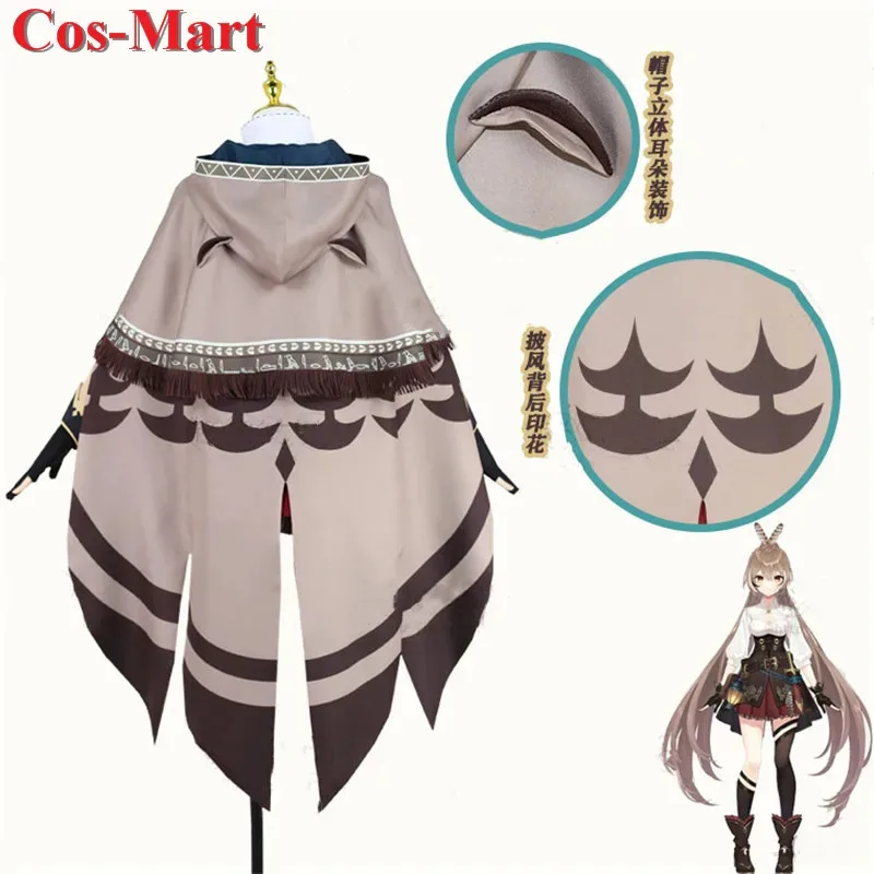 Cos-Mart Anime Vtuber Hololive EN Nanashi Mumei Costume Cosplay Splendido Dolce Uniforme Vestito Attività Gioco di Ruolo Del Partito Abbigliamento