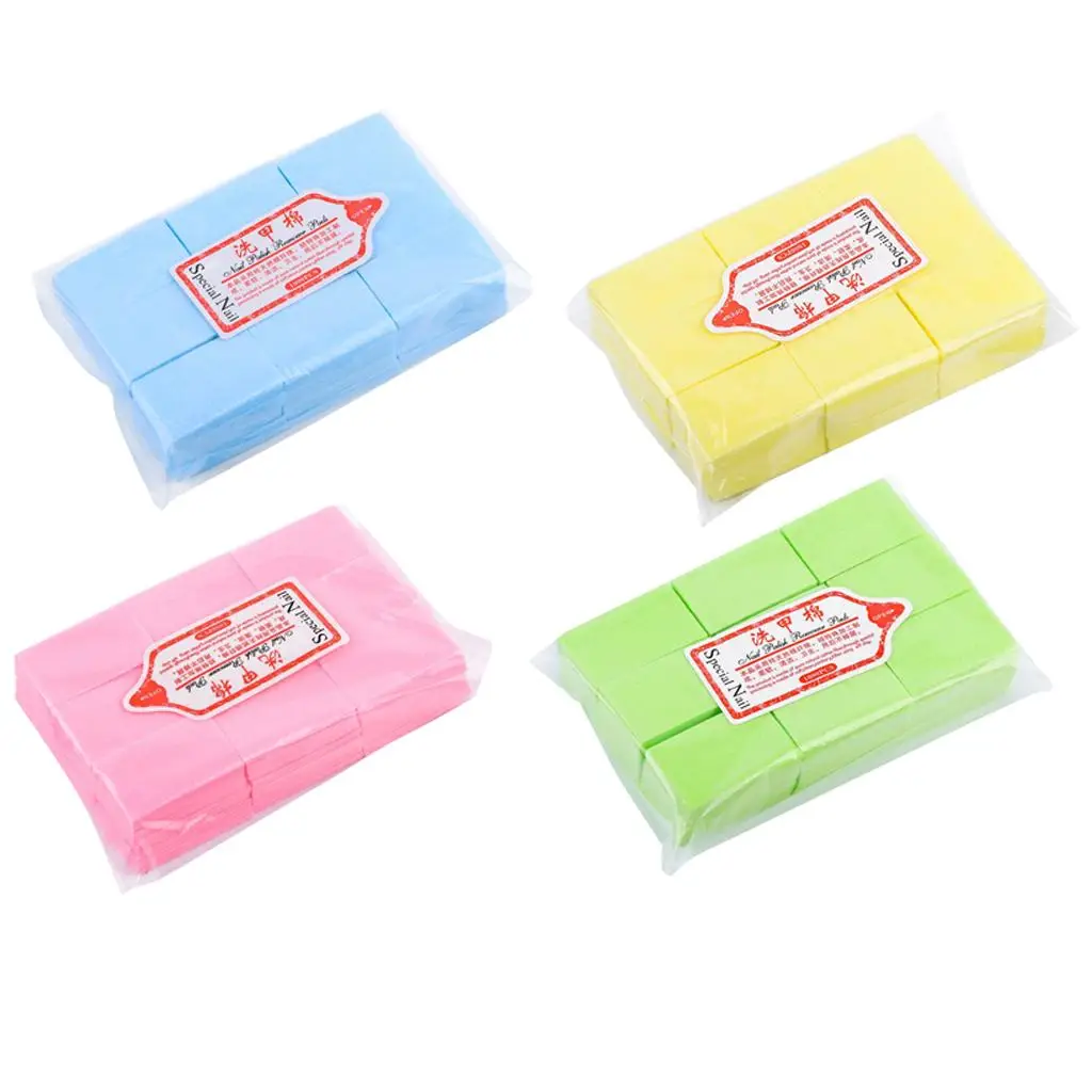 600X Disposable Nail Polish Remover Pad Manicure Nail Wipe Cotton Pad