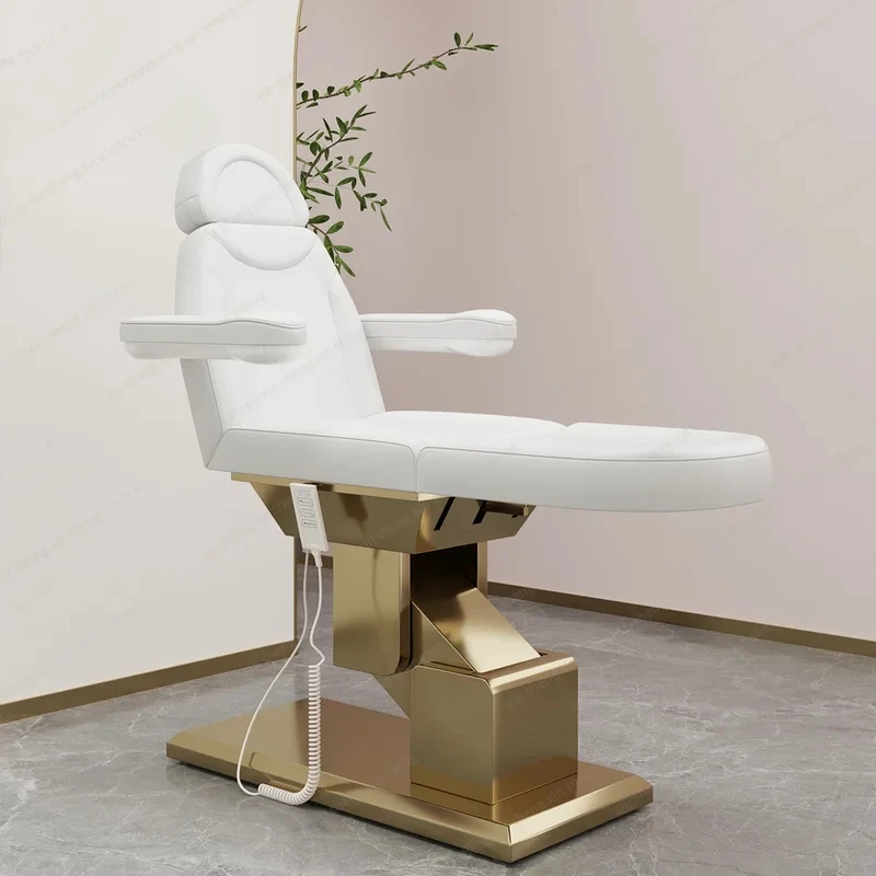 XinSheng Electric Lift Beauty Care Bed Adjustable Diagnostic Chair for Hospital Clinic Health SPA Store Sofa Leather Furniture