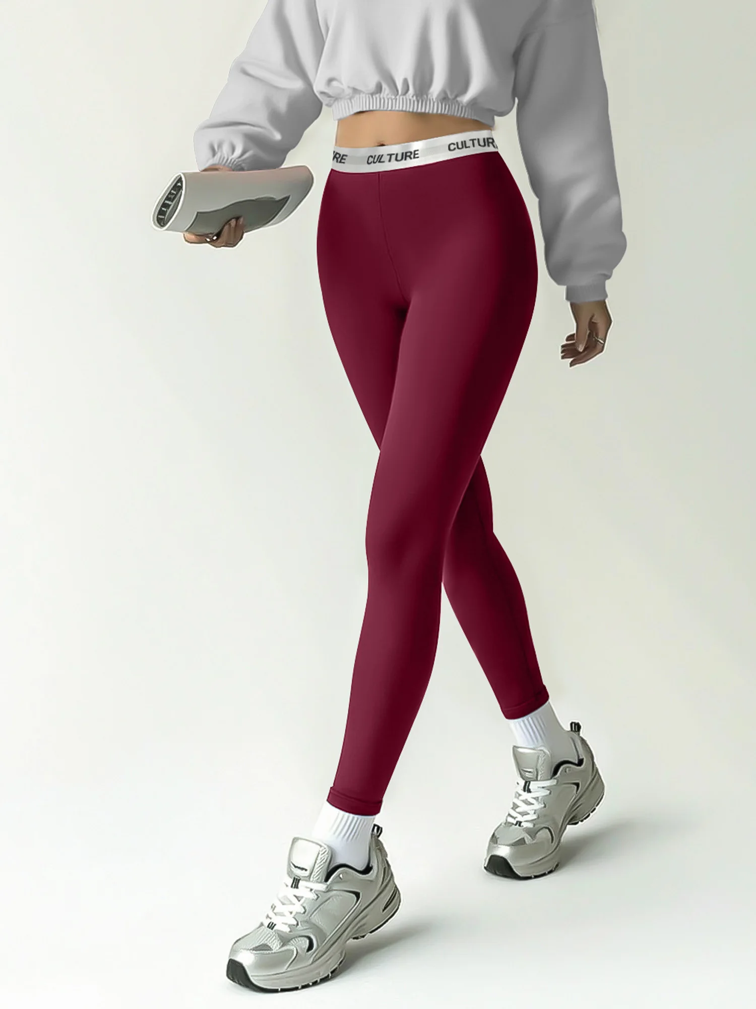 

Спортивные леггинсы с высокой талией для женщин: утягивающие, быстросохнущие, эластичные, дышащие – для спортзала, йоги, после тренировок, на каждый день