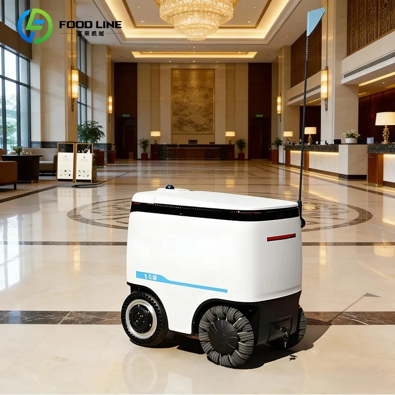 Custom Courier Robot AI Intelligent Smart Delivery Robot Autonomous Indoor Outdoor Last Mile Package Transport Device