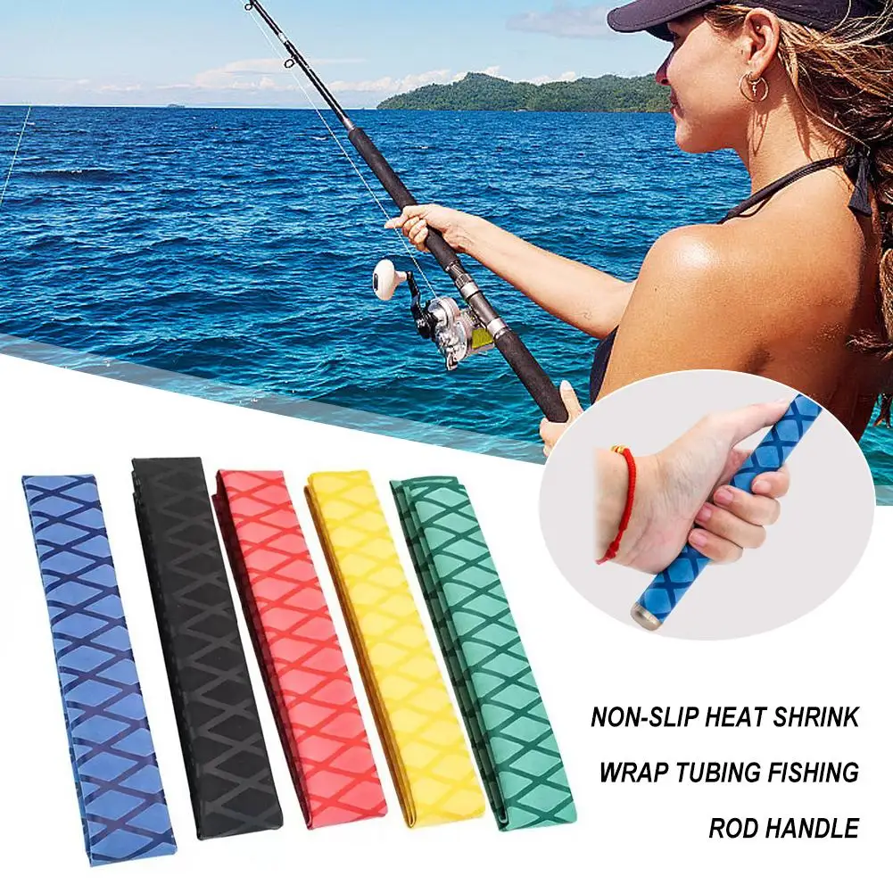 New Non Slip Heat Shrink Tube Fishing Rod Wrap Anti Skid Bicycle Handle Insulation Protect Racket Grip Waterproof Cover hot