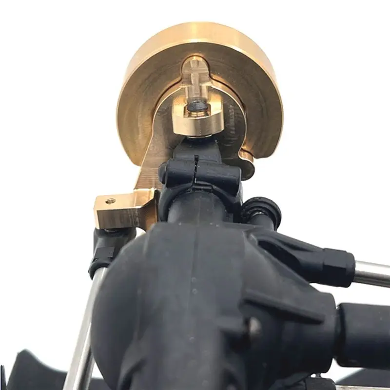 ABJL RC Car Upgrade Rear Wheel Counterweight Kit for 1/10 YK4106 RC Car Upgrade Parts Brass Gold