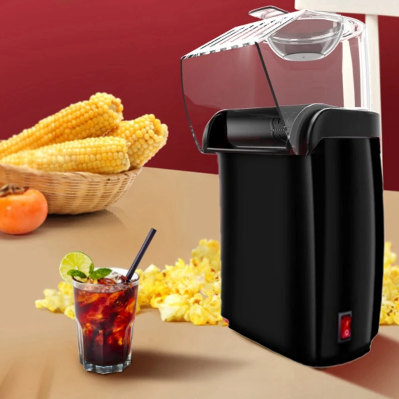 Popcorn Maker, Hot Air Popcorn Maker, Electric Popcorn Corn Maker, Healthy Snack For Kids And Adults-EU Plug