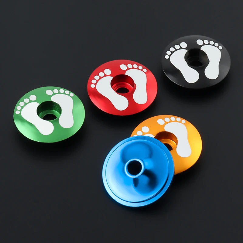 MUQZI Mountain Bike Headset Cover Aluminum Alloy Ultra-ligh Bowl Cover Road Bike Fixed Gear Folding Parts Headset top Cap