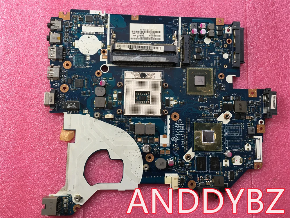 

MBRFF02005 Материнская плата для ноутбука Acer Aspire 5750 5750G P5WE0 LA-6901P с N12P-GV-OP-B-A1 1 ГБ HM65 DDR3, 100% тестирование