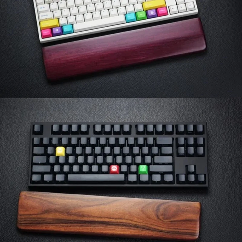 メカニカルキーボード用のウォールナットウッドとウォールナットリスト 