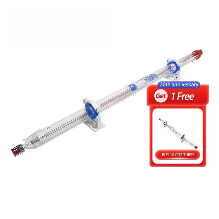 

Yongli Long Lifetime 90W 100W 130W 150W Co2 Laser Tube Equipment Parts For CO2 Laser Cutting Machine Acrylic Wood Leather Etc