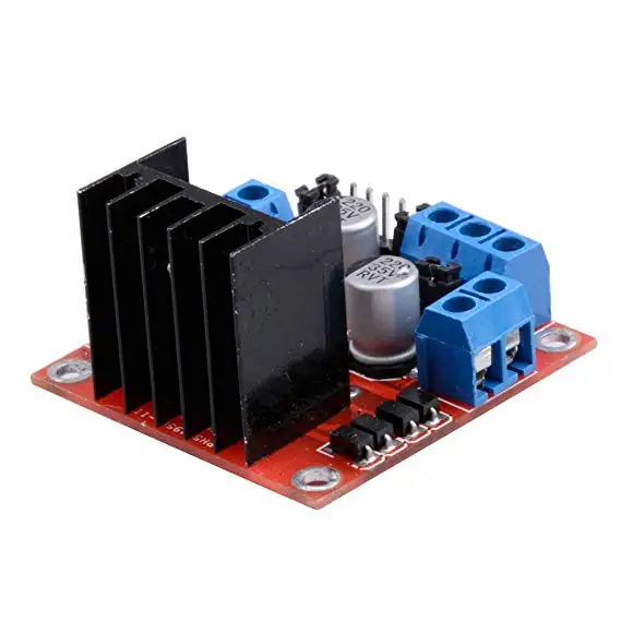 2 pz/lotto Nuovo Dual H Bridge DC Motore Passo-passo Azionamento Modulo Scheda Controller L298N per arduino KIT FAI DA TE