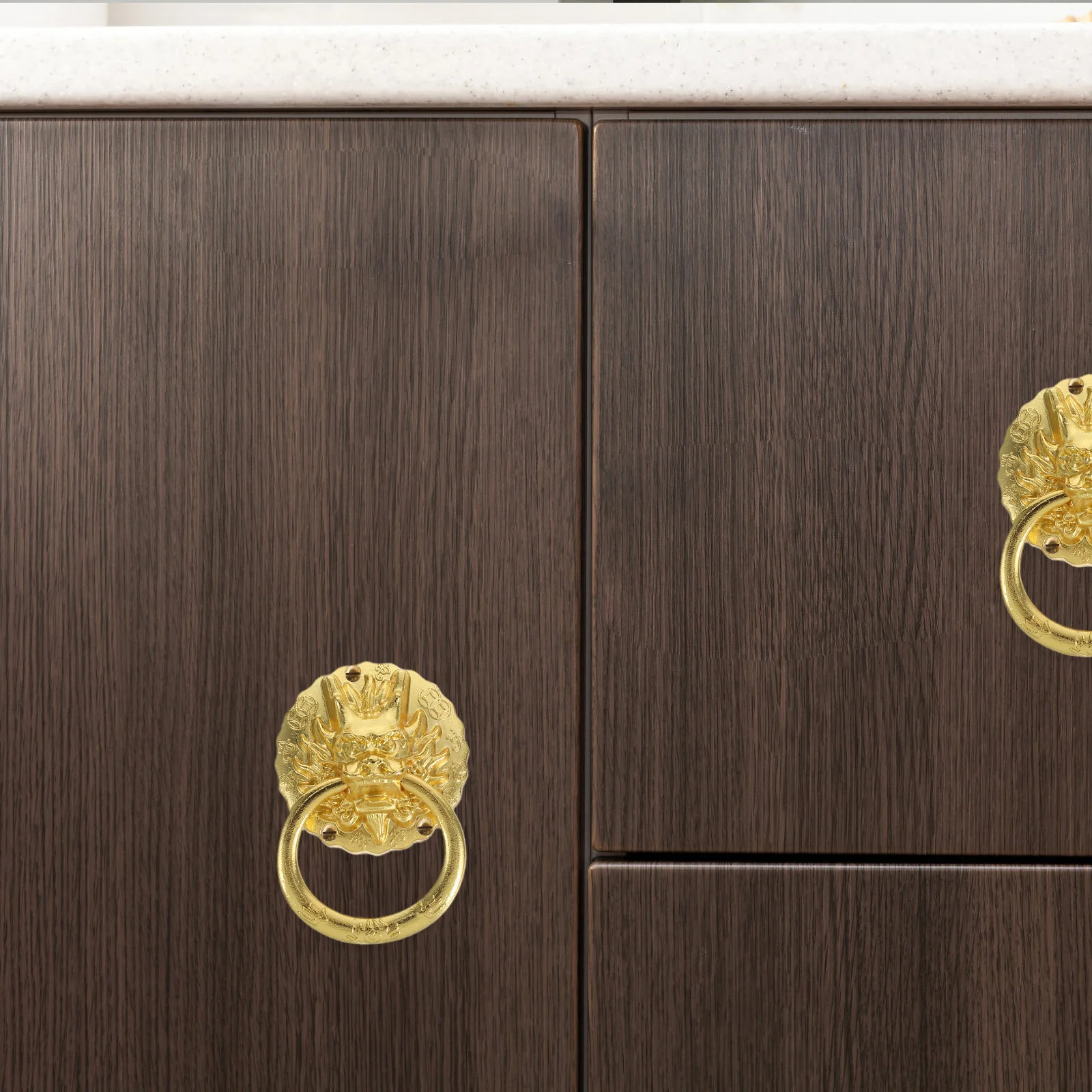 

10Pcs Retro Alloy Drawer Pulls Handles Durable Construction Exquisite Craftsmanship Versatile Application Easy